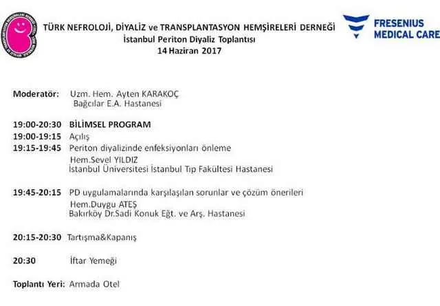 Türk Nefroloji, Diyaliz veTransplantasyon Hemşireleri Derneği n
