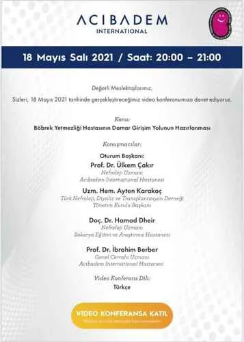 Böbrek Yetmezliği Hastasının Damar Girişim Yolunun Hazırlanması