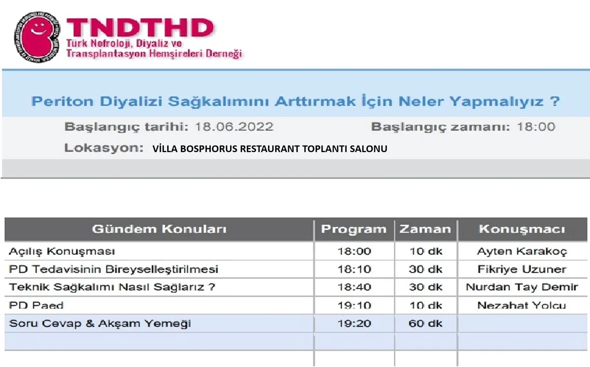 Periton Diyalizi Sağkalımını Arttırmak İçin Neler Yapmalıyız