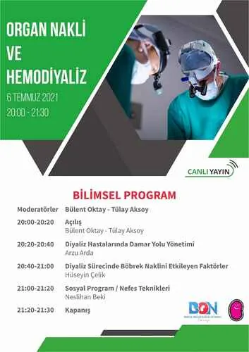 Organ Nakli̇ Ve Hemodi̇yali̇z
