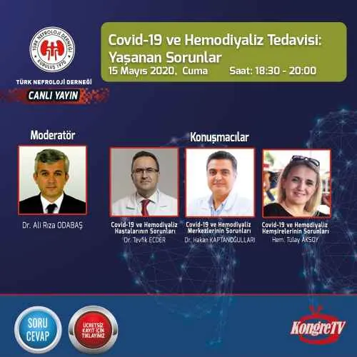 Covi̇d-19 Hemodi̇yali̇z Tedavi̇si̇: Yaşanan Sorunlar