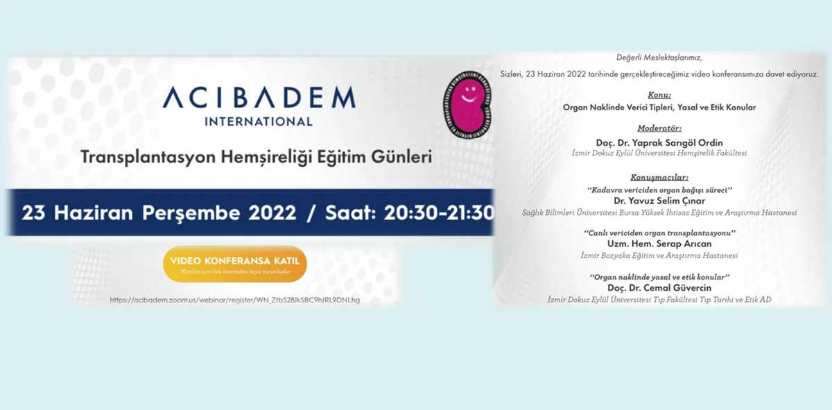 Transplantasyon Hemşireliği Eğitimi