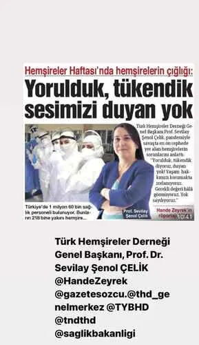 Thd Başkanı Prof. Dr. Sevilay Şenol Çeli̇k’In Röportajı